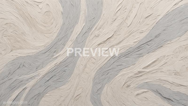 The image features a textured pattern resembling swirling, layered wood grain with shades of beige, cream, and light gray. The intricate lines and curves create a dynamic, flowing appearance that emphasizes natural wood-like textures and organic movement across the surface.