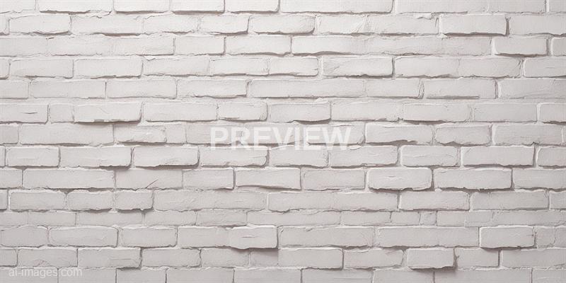 The image depicts a wall constructed with uniformly arranged white bricks, giving it a clean and minimalistic appearance. The bricks are painted white, with visible mortar lines between them, and some bricks have slight imperfections or texture variations, adding subtle character to the otherwise smooth surface.