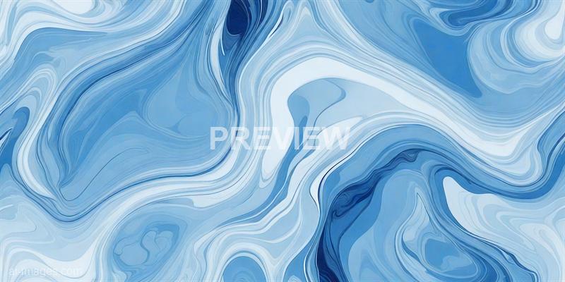 The image features an abstract pattern resembling swirling marble or fluid dynamics, predominantly in shades of blue, white, and a hint of darker navy. The intricate swirls and flowing lines create a sense of movement and depth, giving an impression of a marbled surface or water currents. The overall effect is smooth and visually captivating, with a cool, calming aesthetic.