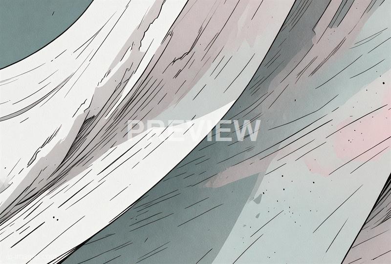 The image appears to be an abstract or stylized artwork with flowing lines and muted pastel colors, primarily shades of white, gray, and light pink. The composition suggests smooth, curved shapes with some textured shading, giving a sense of movement or fluidity. There are no distinct objects or figures, emphasizing an artistic focus on form and color.