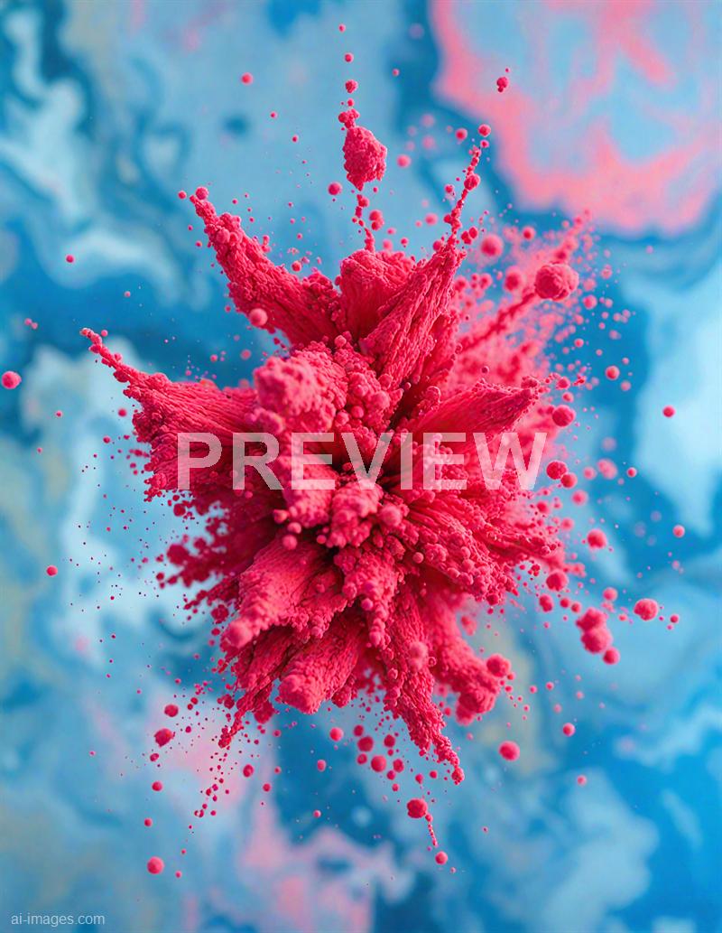 freepik__red-abstract-powder-explosion-on-a-alice-blue-marb__49585_00000