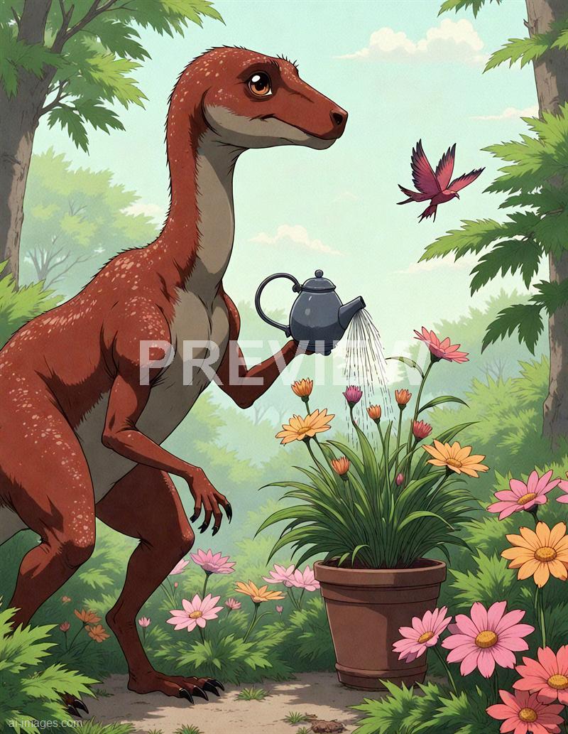 freepik__dinosaurs-procompsognathus-as-a-gardener-watering-__52871_250530094706_00001