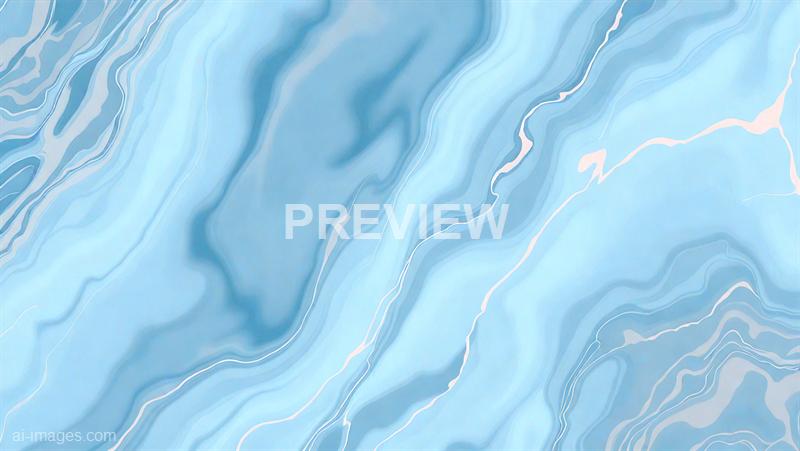 The image features an abstract pattern resembling flowing marble or watercolor with swirling shades of light blue, white, and hints of darker blue. The design has smooth, organic lines and a fluid appearance, creating a sense of movement and depth across the surface. It appears to be a digitally created artwork or textured background with no recognizable objects or figures.