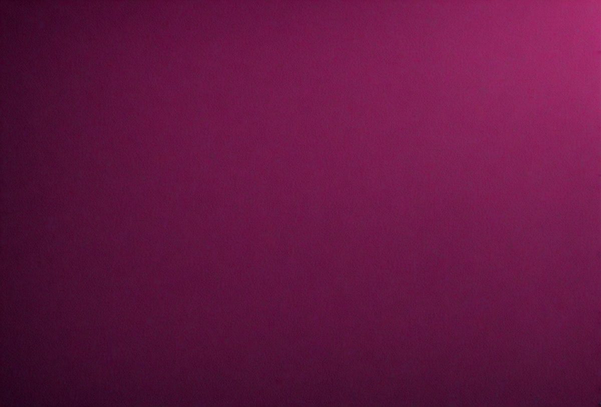 The primary subject of the image is a large, purple wall. The setting is a room with a pink background. The visual style is a close-up of the wall, which gives a sense of depth and texture. The dominant colors are purple and pink, creating a warm and inviting atmosphere.